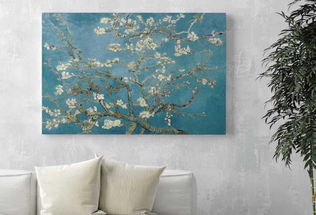 Vincent van Gogh – Almond Blossom Giclee Fine Art Print Giclee Paper / Canvas Prints, Poster or 3D Hand Finished Premium Print