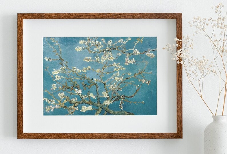 Vincent van Gogh – Almond Blossom Giclee Fine Art Print Giclee Paper / Canvas Prints, Poster or 3D Hand Finished Premium Print