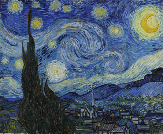 Van Gogh – The Starry Night | Premium Art Print on Canvas or Paper | Timeless Vintage Wall Décor for Art Lovers & Van Gogh Enthusiasts FOSHE ART