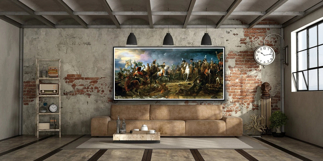 Napoleon Battle of Austerlitz 1805 - Premium Reproduction Print | Francois Pascal Simon Gerard Art | Archival-Quality Fine Art Poster FOSHE ART