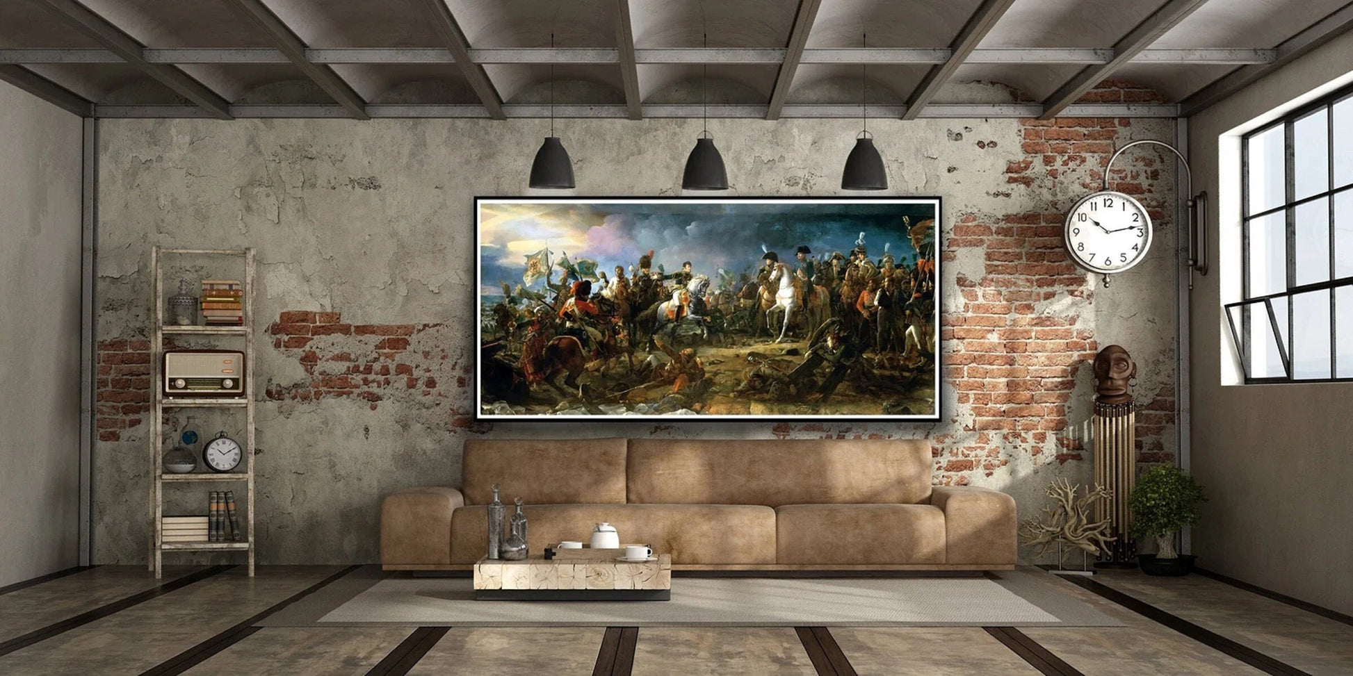 Napoleon Battle of Austerlitz 1805 - Premium Reproduction Print | Francois Pascal Simon Gerard Art | Archival-Quality Fine Art Poster FOSHE ART