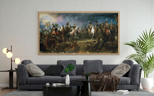 Napoleon Battle of Austerlitz 1805 - Premium Reproduction Print | Francois Pascal Simon Gerard Art | Archival-Quality Fine Art Poster FOSHE ART