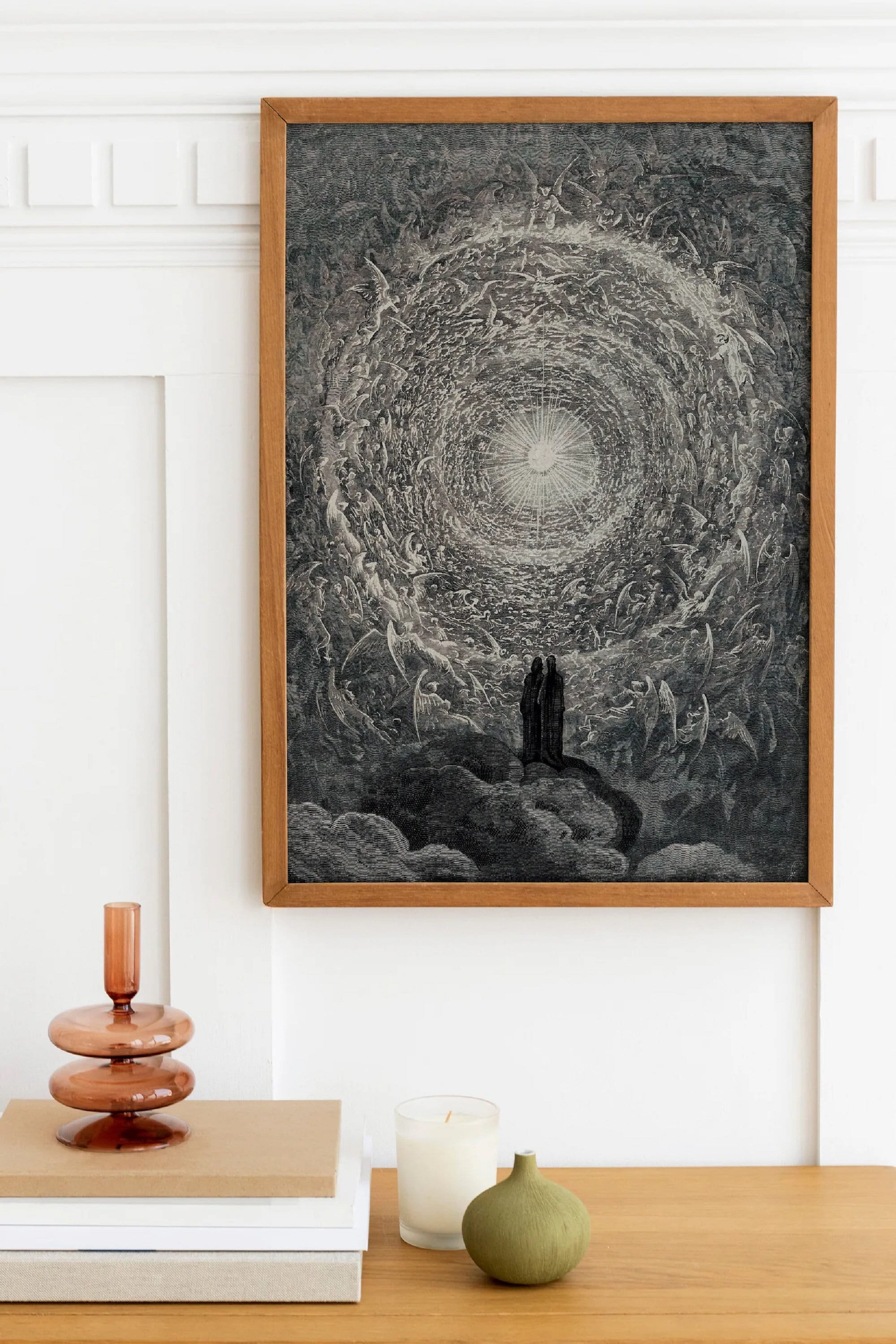 Gustave Dore Empyrean Print, Divine Comedy Art, Dark Art Decor FOSHE ART