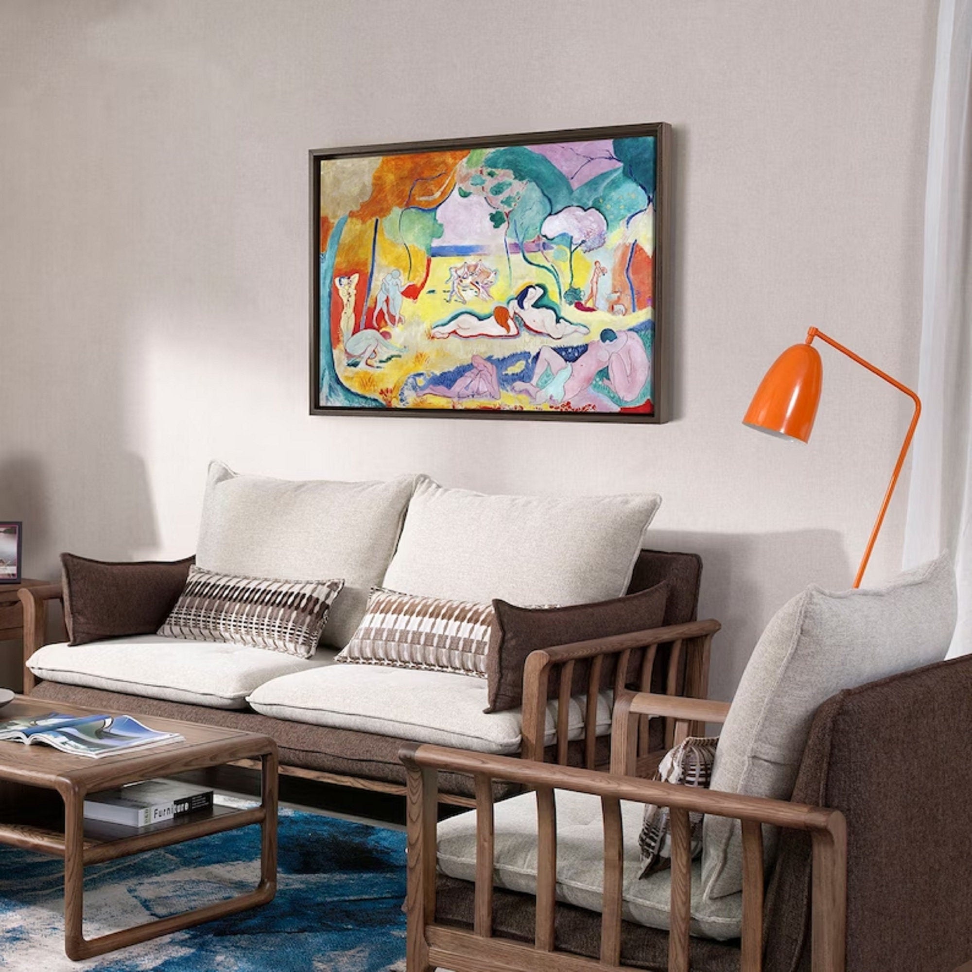 Henri Matisse, Le Bonheur De Vivre,The Joy Of Life,Large Wall ArtPaper / Canvas Prints, Poster or 3D Hand Finished Premium Print