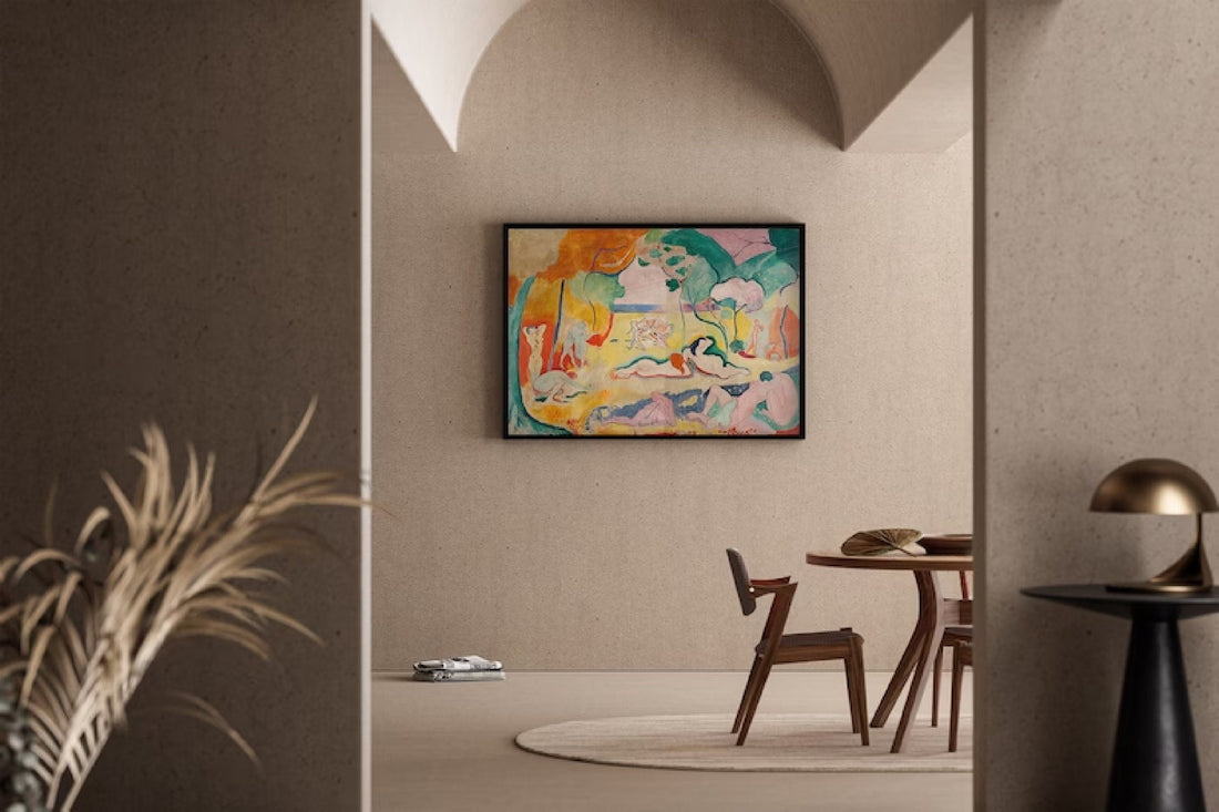 Henri Matisse, Le Bonheur De Vivre Giclee Print, Brush Stroke Canvas FOSHE ART