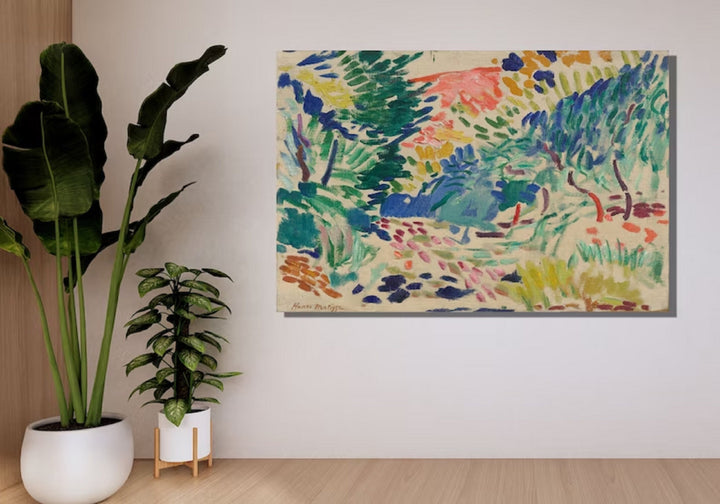 Henri Matisse Landscape at Collioure Canvas/Poster Art Reproduction, Abstract Wall Art Print, Modern Art Painting, Expressionism Art Print