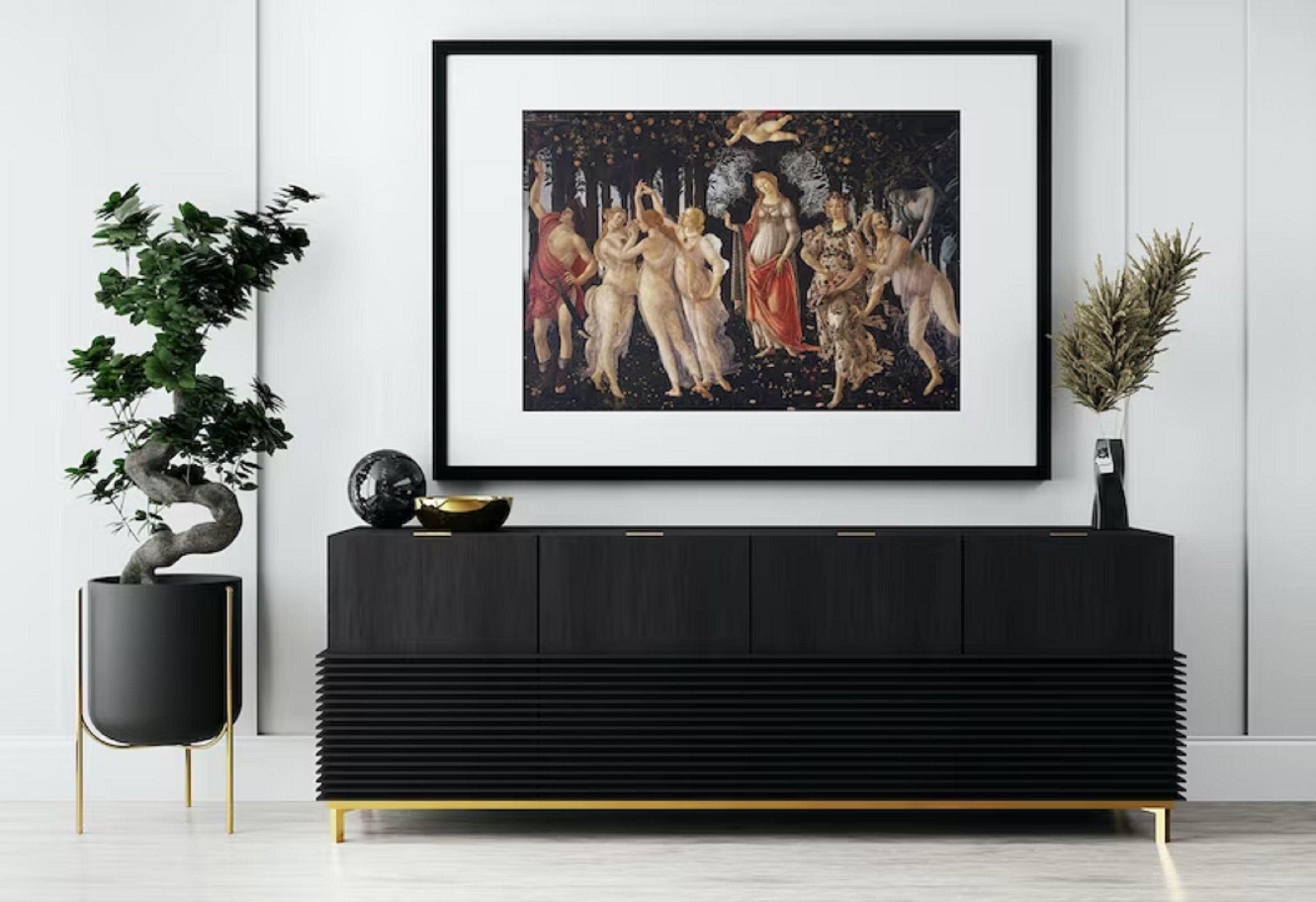 Botticelli La Primavera Art Print | Renaissance Masterpiece FOSHE ART