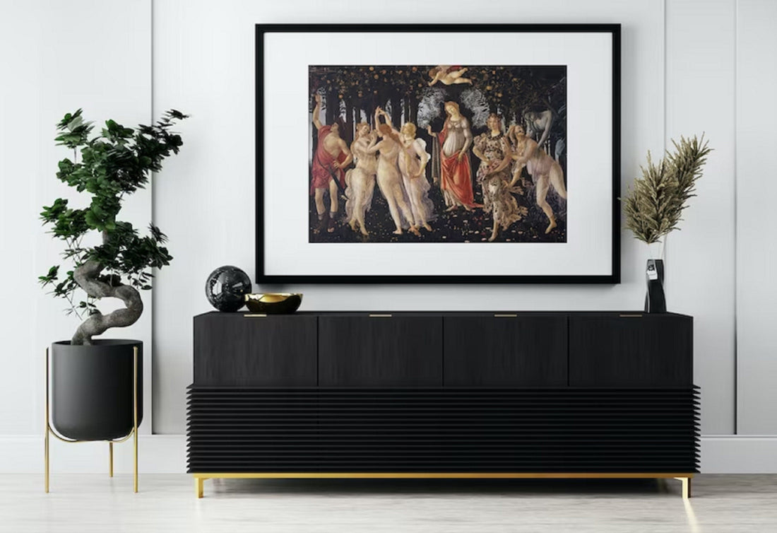 Botticelli La Primavera Art Print | Renaissance Masterpiece FOSHE ART