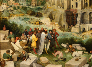 The Tower of Babel, Pieter Bruegel, Home Wall Decor Giclee Art Print, Large Print / Canvas Prints, Poster or 3D Hand Finished Premium Print
