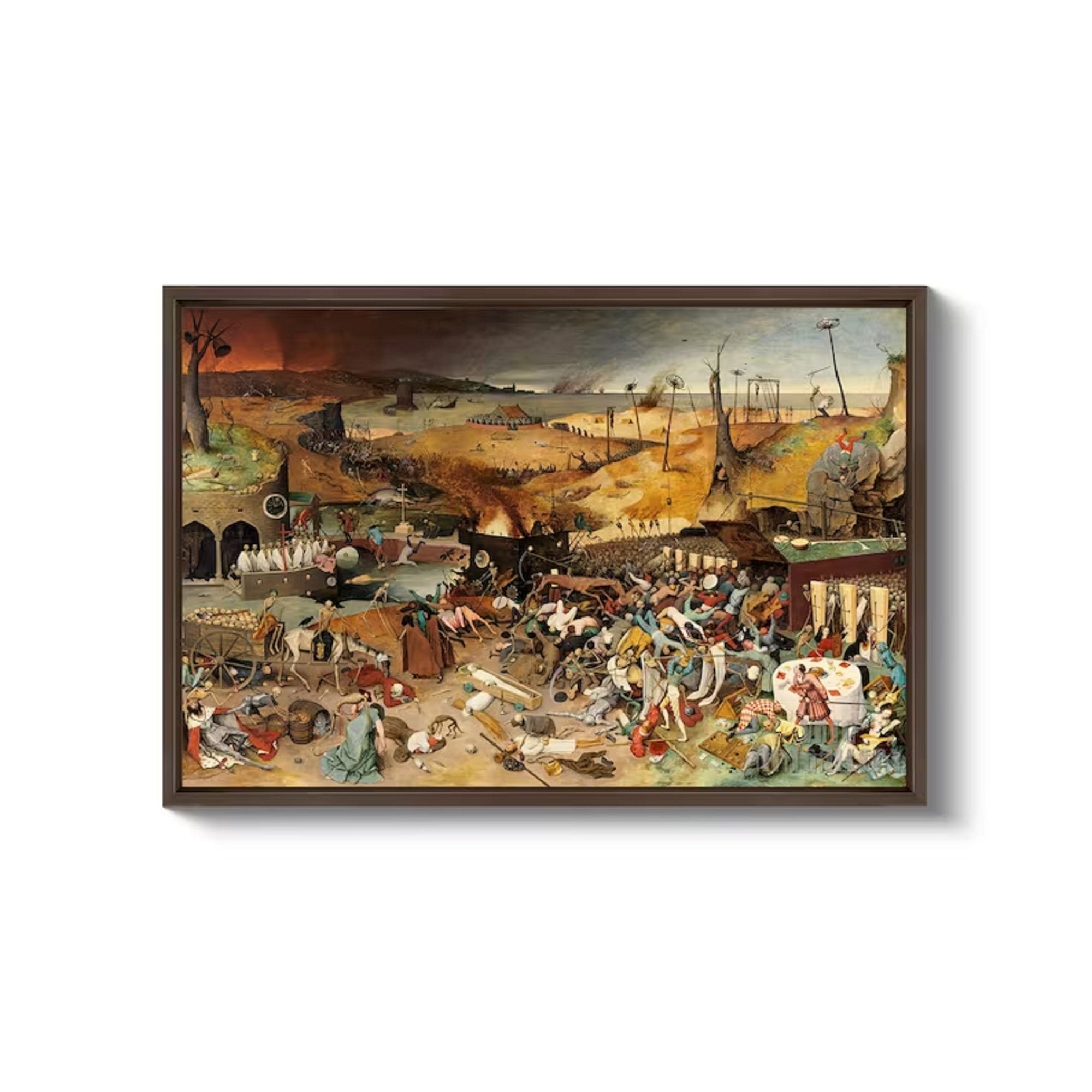 The Triumph of Death, Pieter Bruegel the Elder, Wall Decor Giclee Art Print / Canvas Prints, Poster or 3D Hand Finished Premium Print