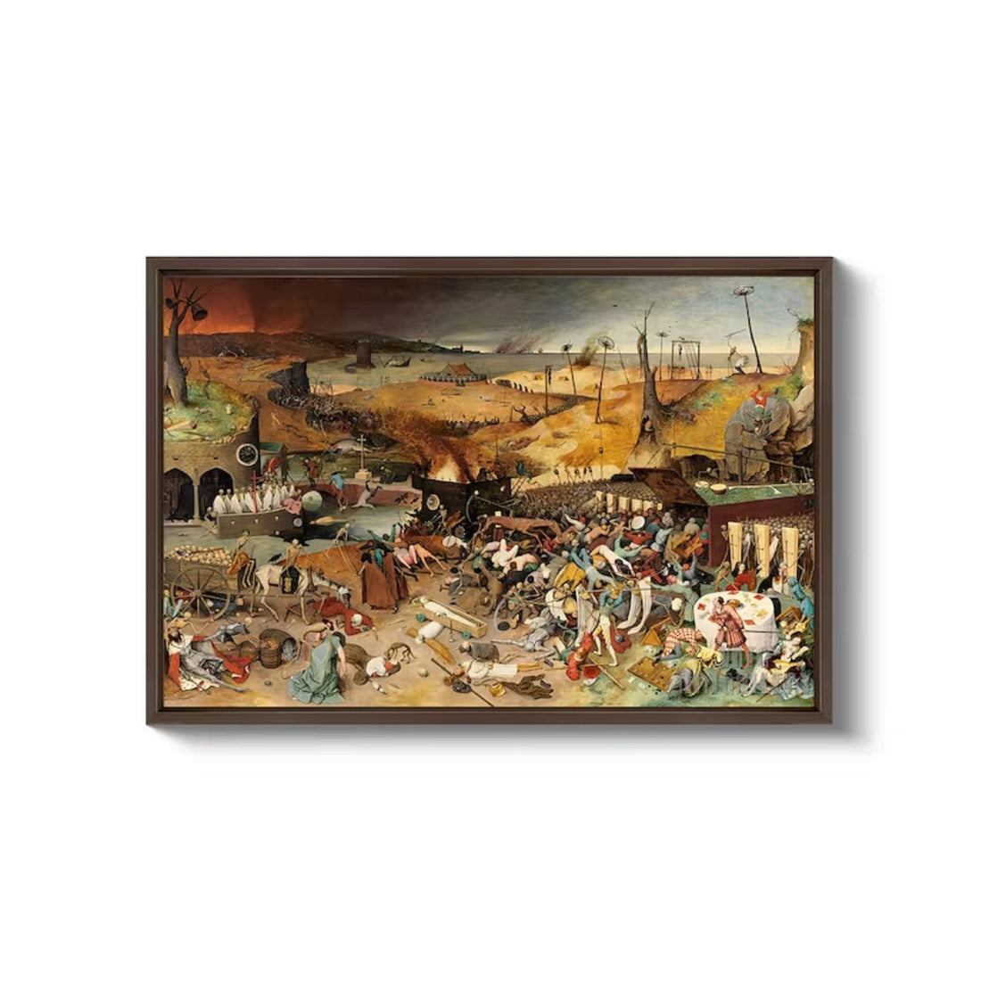 Pieter Bruegel's "Triumph of Death" Giclee Print, Fine Art Paper FOSHE ART