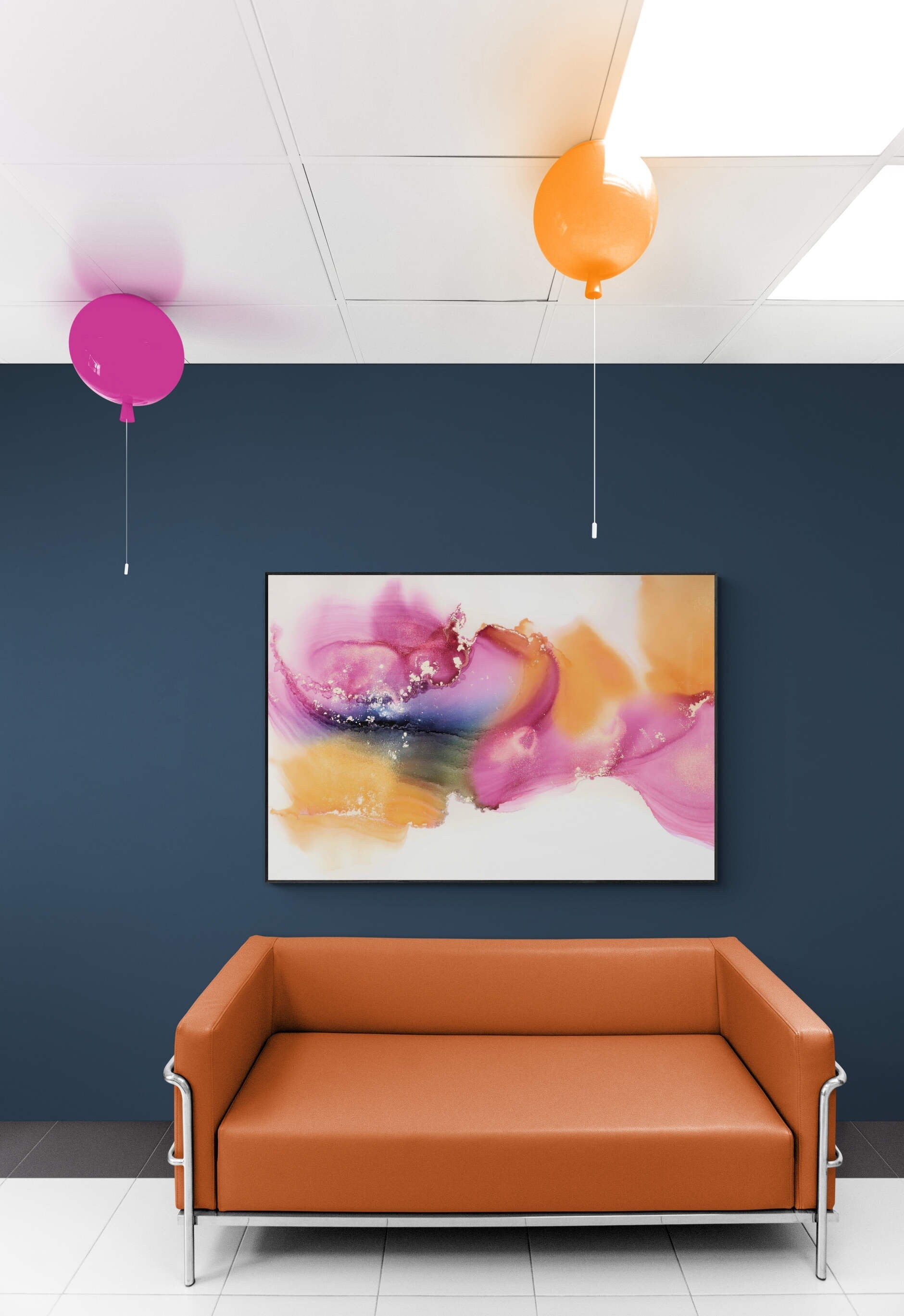 Radiance, original alcohol ink abstract Art Prints, Minimalist Art Prints, Giclee Premium Prints FOSHE ART