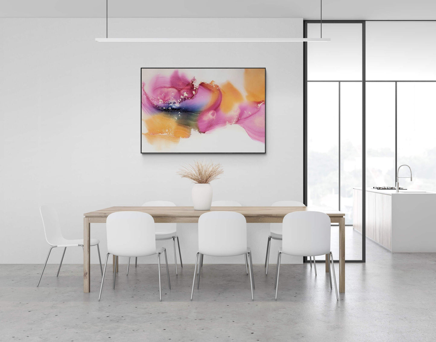 Radiance, original alcohol ink abstract Art Prints, Minimalist Art Prints, Giclee Premium Prints FOSHE ART