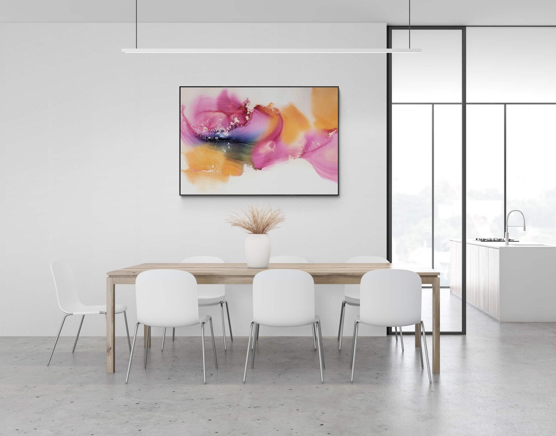 Radiance, original alcohol ink abstract Art Prints, Minimalist Art Prints, Giclee Premium Prints FOSHE ART