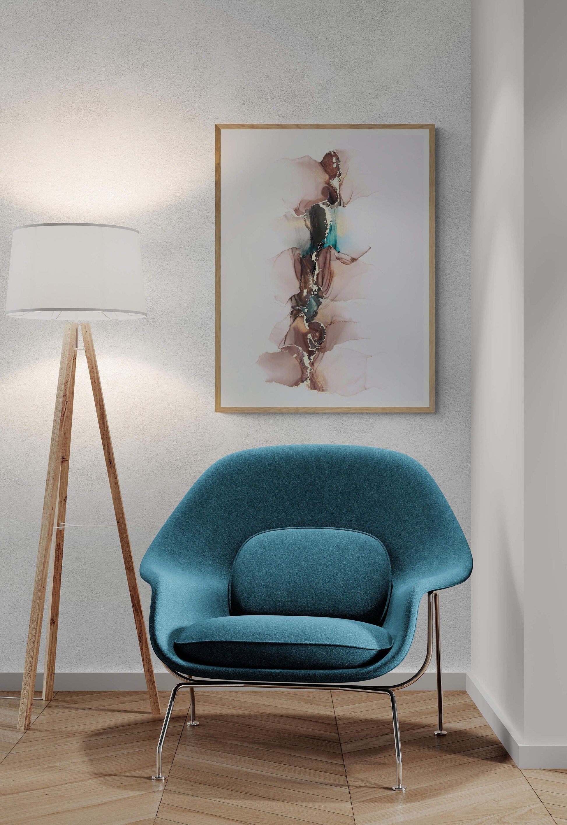 Bronze Whisper, original alcohol ink abstract Art Prints, Minimalist Art Prints, Giclee Premium Prints FOSHE ART