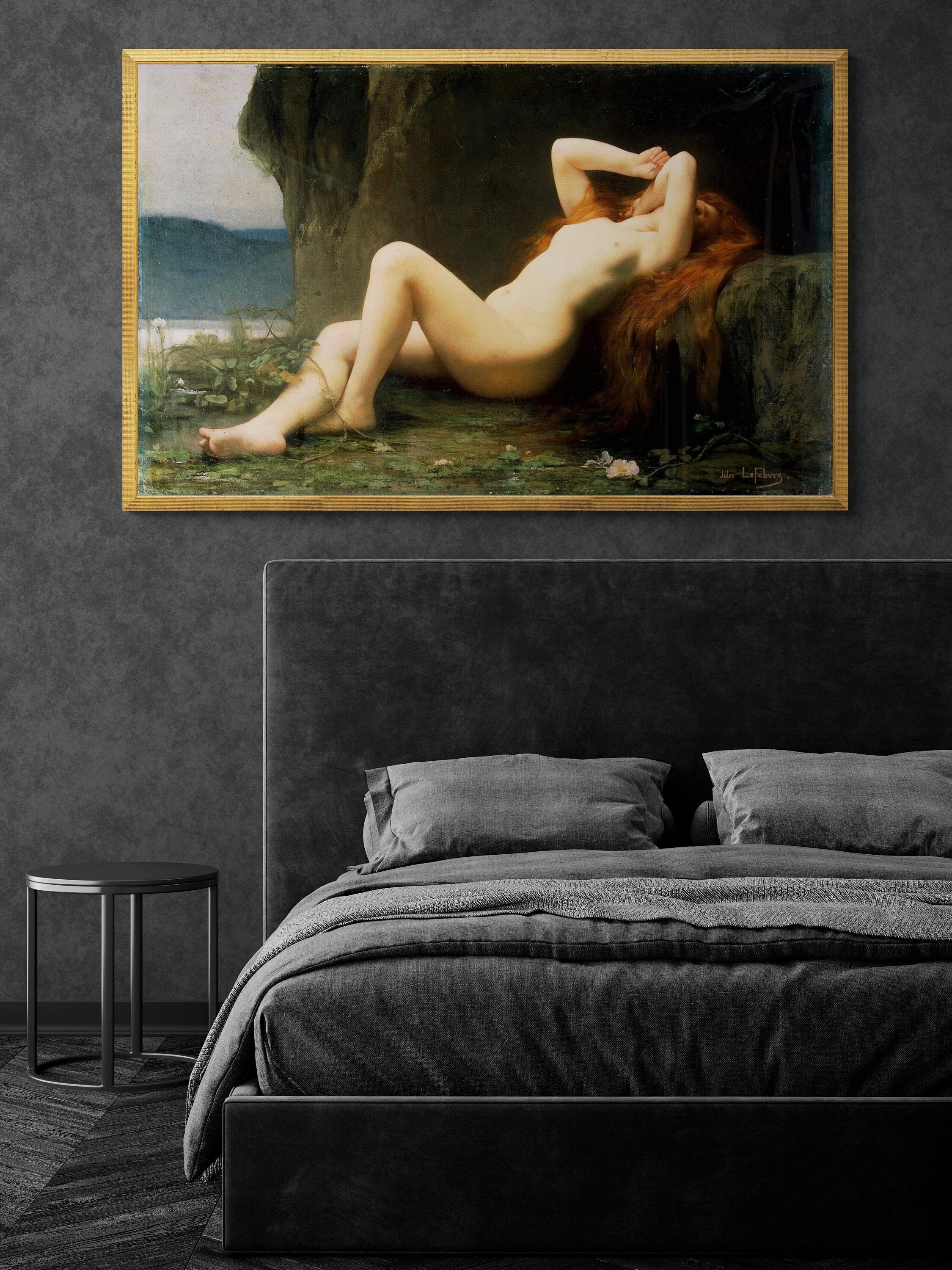 Mary Magdalene In The Cave by Jules Joseph Lefebvre's, Fine Art Print