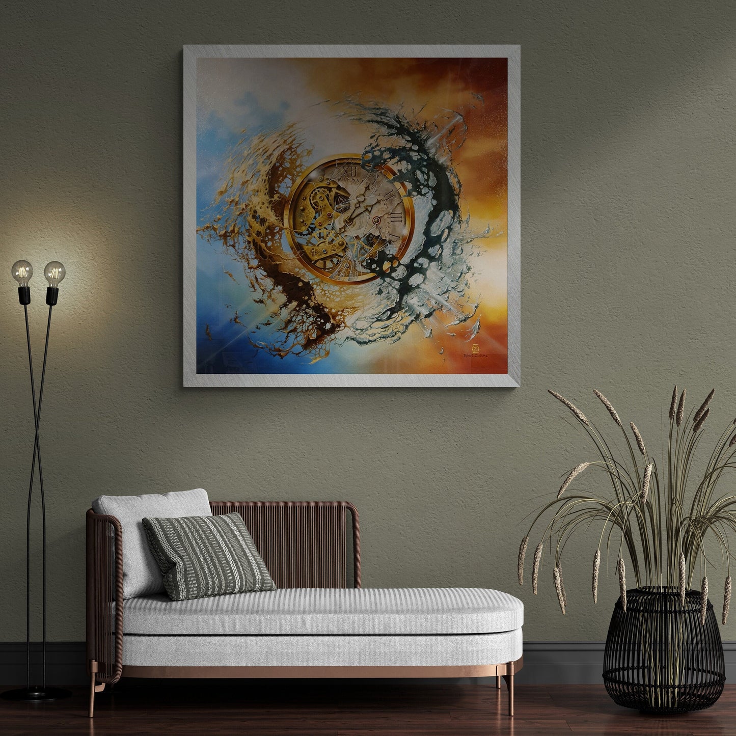 Temporal Elegance: The "END of TIME" Heavyweight paper, Giclee Art Prints FOSHE ART