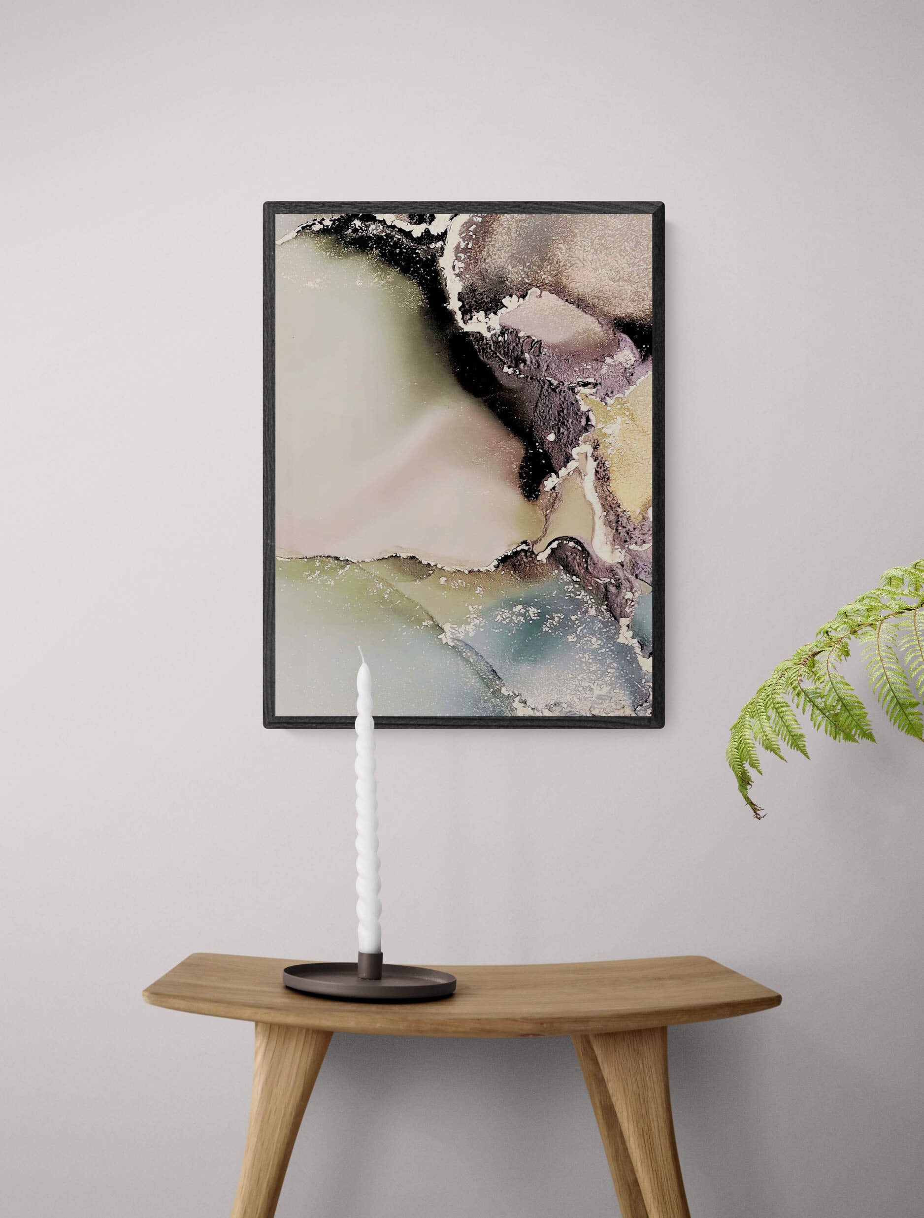 ERARTHBOUND, original alcohol ink abstract Art Prints, Minimalist Art Prints, Giclee Premium Prints FOSHE ART