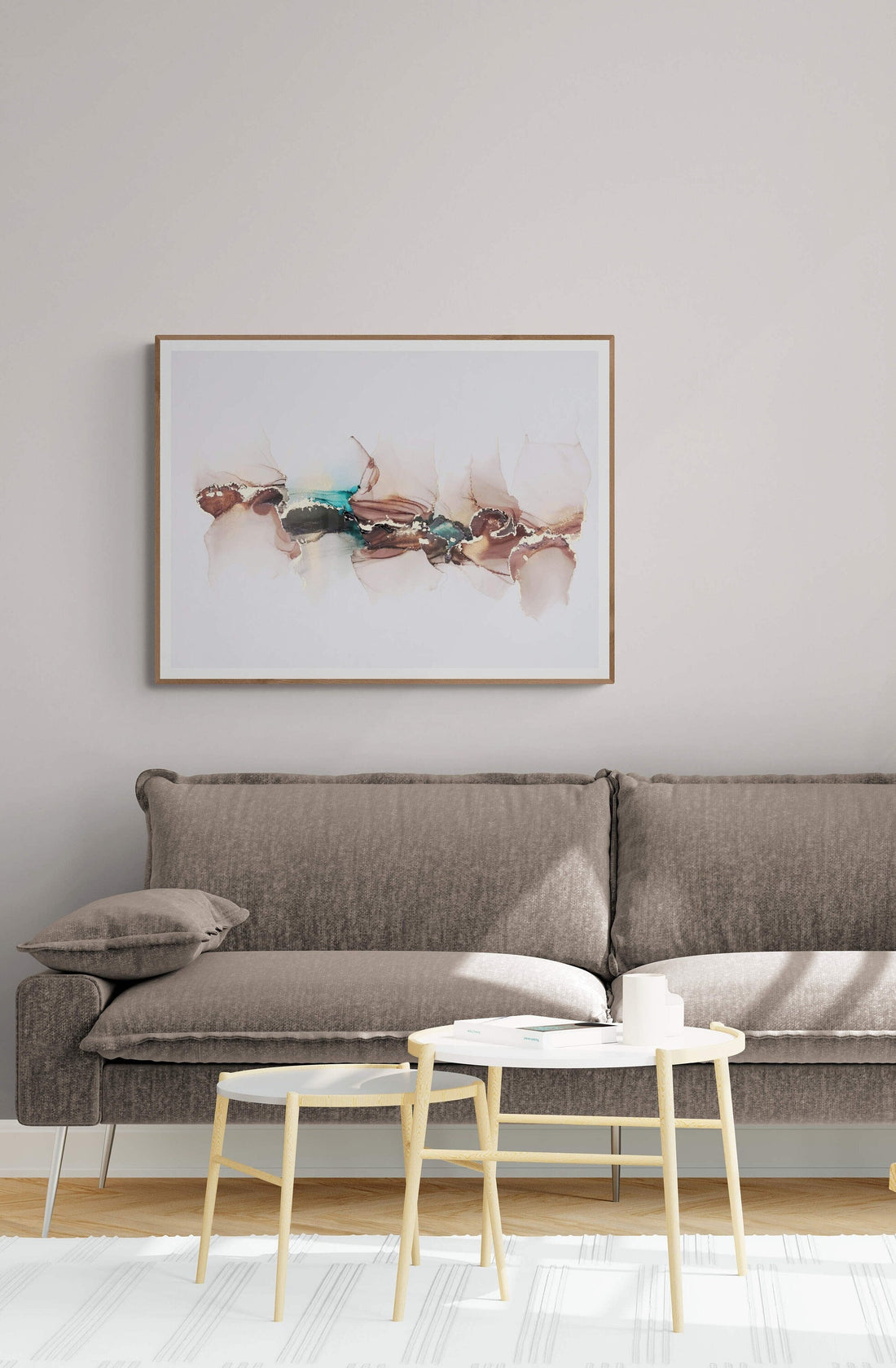 Bronze Whisper, original alcohol ink abstract Art Prints, Minimalist Art Prints, Giclee Premium Prints FOSHE ART