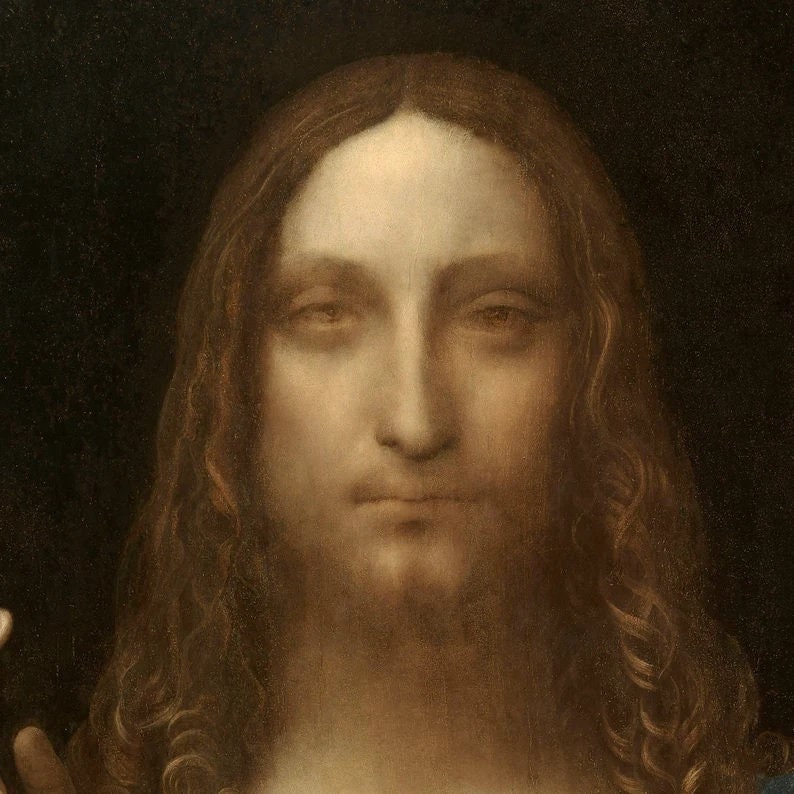 Salvator Mundi - A Divine Masterpiece by Leonardo Da Vinci FOSHE ART