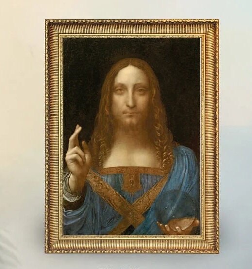 Salvator Mundi - A Divine Masterpiece by Leonardo Da Vinci FOSHE ART