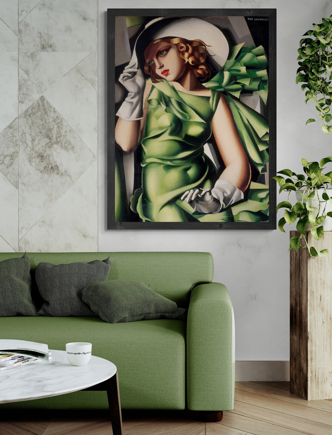 Elegance Unveiled: Young Lady With Gloves Giclee Art Print, Large Print / Canvas Prints, Poster or 3D Hand Finished Premium Print