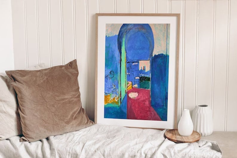 Henri Matisse: The Casbah Gate, Art Print on Canvas or Paper FOSHE ART