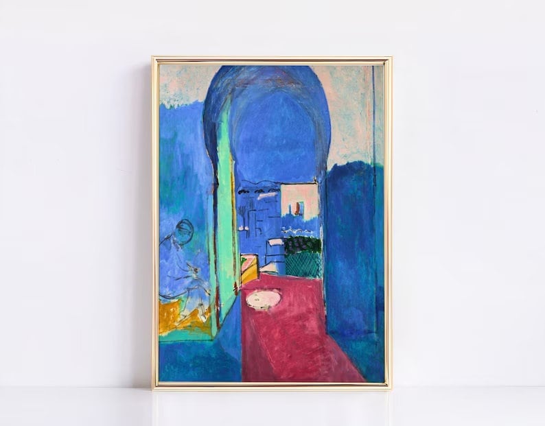 Henri Matisse: The Casbah Gate, Art Print on Canvas or Paper FOSHE ART