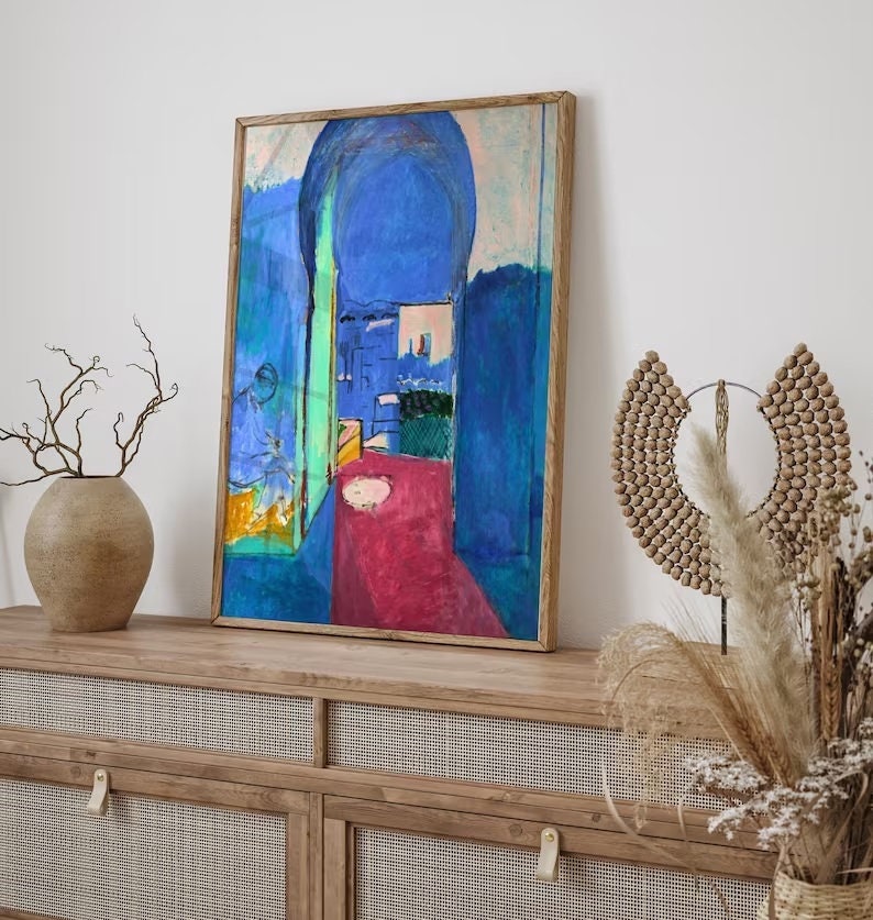 Henri Matisse: The Casbah Gate, Art Print on Canvas or Paper FOSHE ART