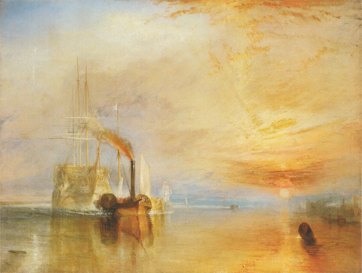 Sail into History: Giclee Print of J.M.W. Turner’s ‘The Fighting Temeraire, Home Decor Wall Art, Turner Gifts, Canvas Print Canvas Art FOSHE ART