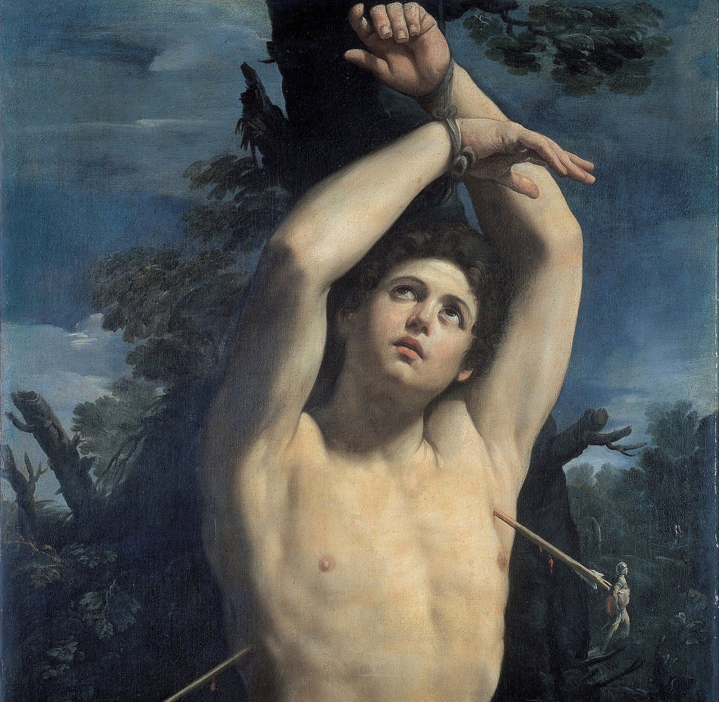 Eternal Grace: The Saint Sebastian Masterpiece by Guido Reni, Heavyweight paper/ art canvas, Catholic Art Prints FOSHE ART