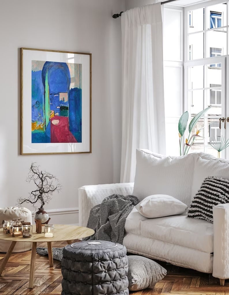 Henri Matisse: The Casbah Gate, Art Print on Canvas or Paper FOSHE ART
