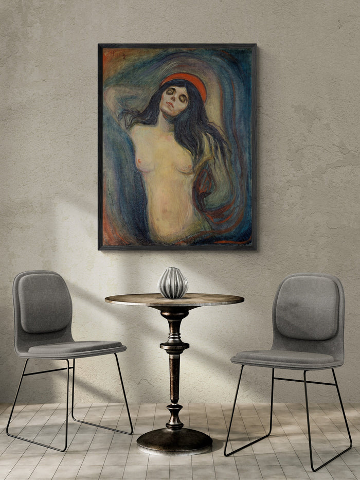 Timeless Beauty: Madonna by Edvard Munch – Premium Canvas Art Print, 3D texture Canvas Art, Museum Print, Poster or Giclee Art Print