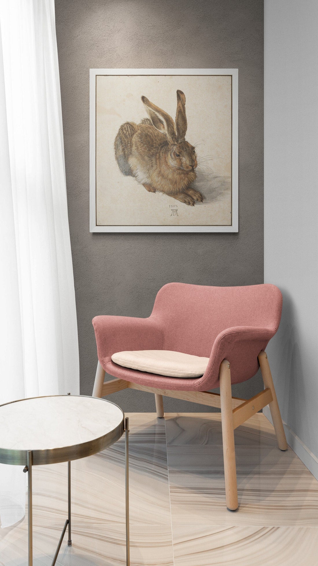 Young Hare by Albrecht Dürer, Museum-Quality Art Print on Canvas and Paper, optional: 3D texture Canvas Art, Museum Print, Poster