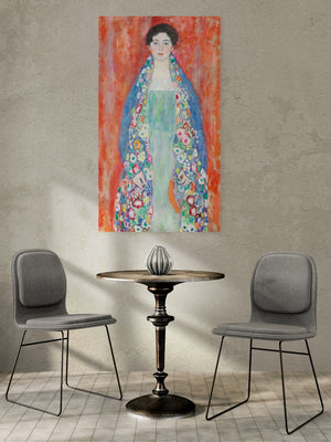 Enchanting Elegance: Reproduction Art Print of Klimt’s ‘Portrait of Fräulein Lieser, Vintage Art, Paper / Canvas Prints, Poster or 3D print