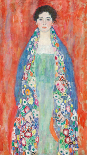 Enchanting Elegance: Reproduction Art Print of Klimt’s ‘Portrait of Fräulein Lieser, Vintage Art, Paper / Canvas Prints, Poster or 3D print