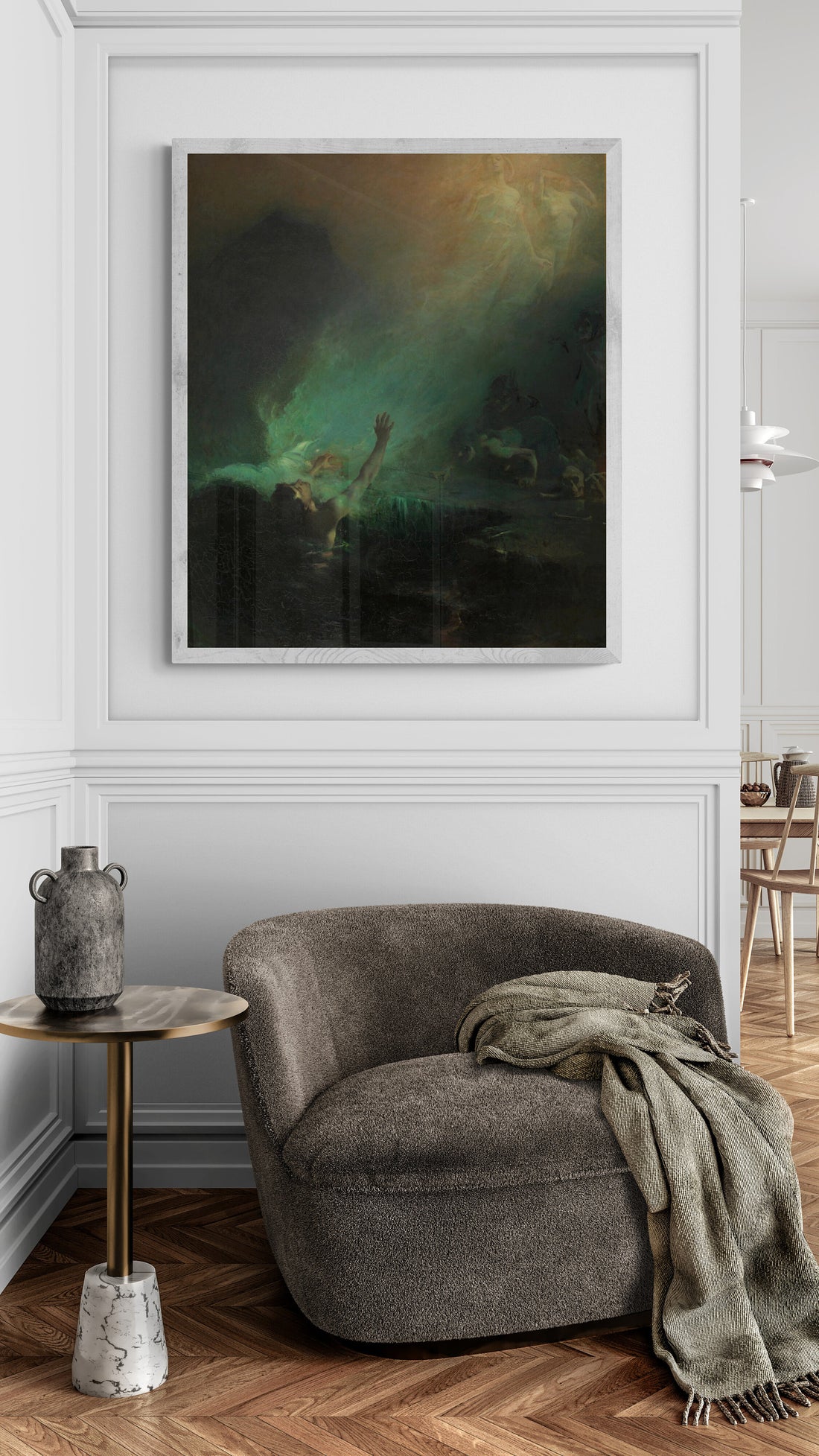 Mystical Mermaids: John Longstaff’s ‘The Sirens’ Art Print Reproduction, Museum Poster, Giclée Art, Canvas, Poster, Premium Art