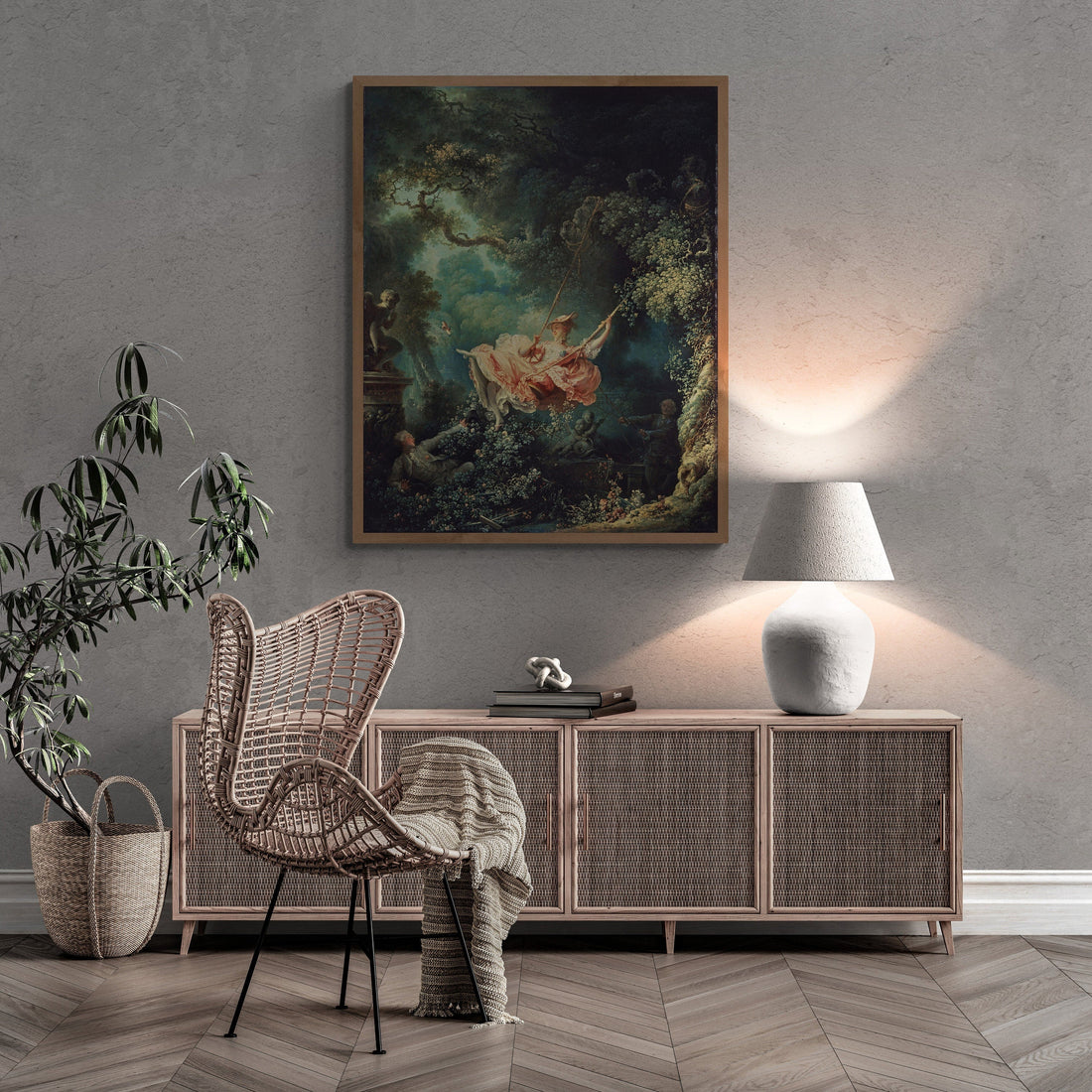 Fragonard's 'The Swing' Giclée Art Print: Romantic Vintage Decor FOSHE ART