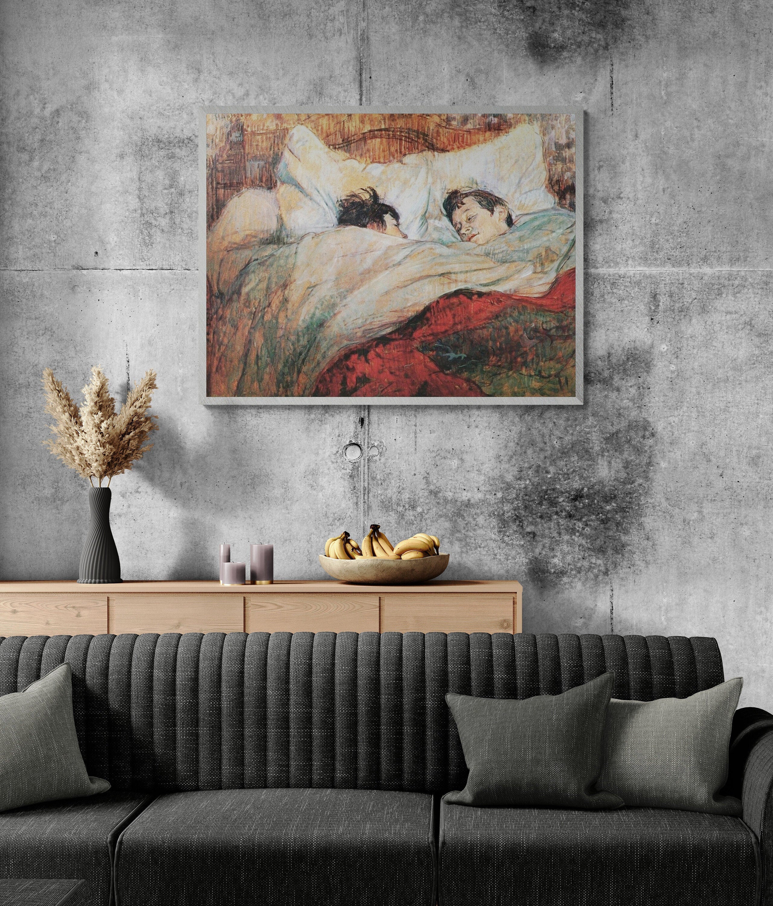 Toulouse-Lautrec 'The Bed' Giclée Art Print – Bohemian Home Decor FOSHE ART