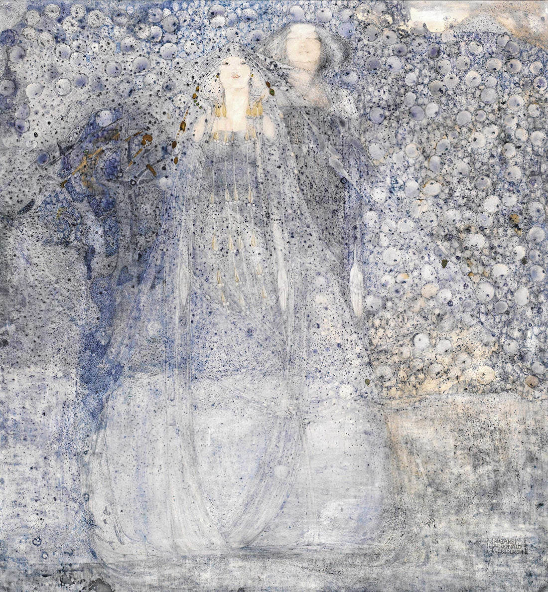 The Silver Apples of the Moon by Margaret MacDonald Museum-Quality Art Print on Canvas and Paper, optional: 3D texture Canvas Art