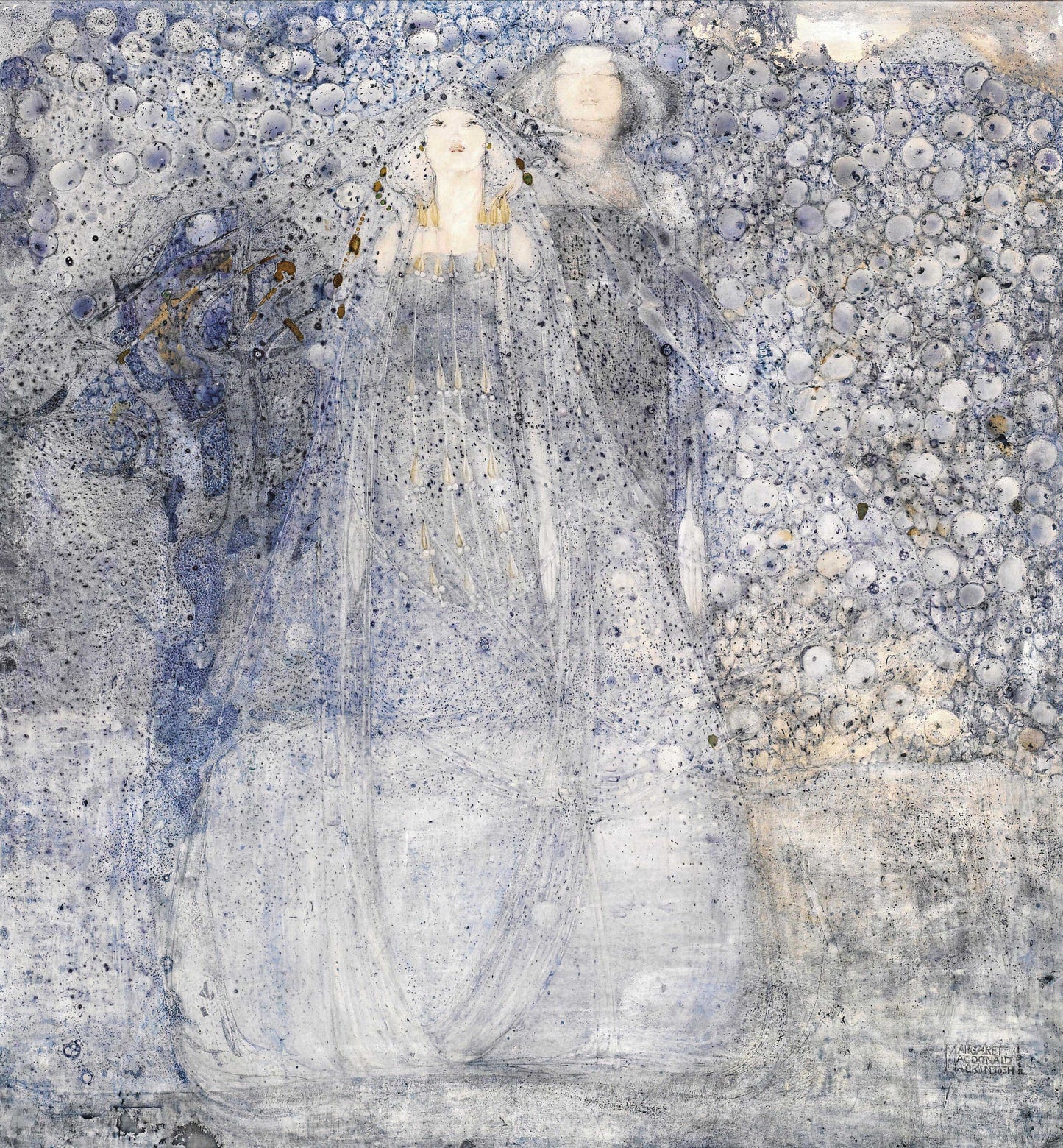 The Silver Apples of the Moon by Margaret MacDonald Museum-Quality Art Print on Canvas and Paper, optional: 3D texture Canvas Art