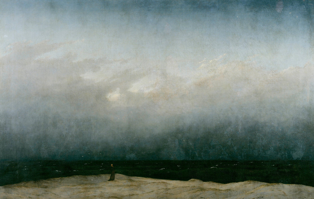 Monk by the Sea Art Print: Caspar David Friedrich Giclée Canvas or Paper FOSHE ART