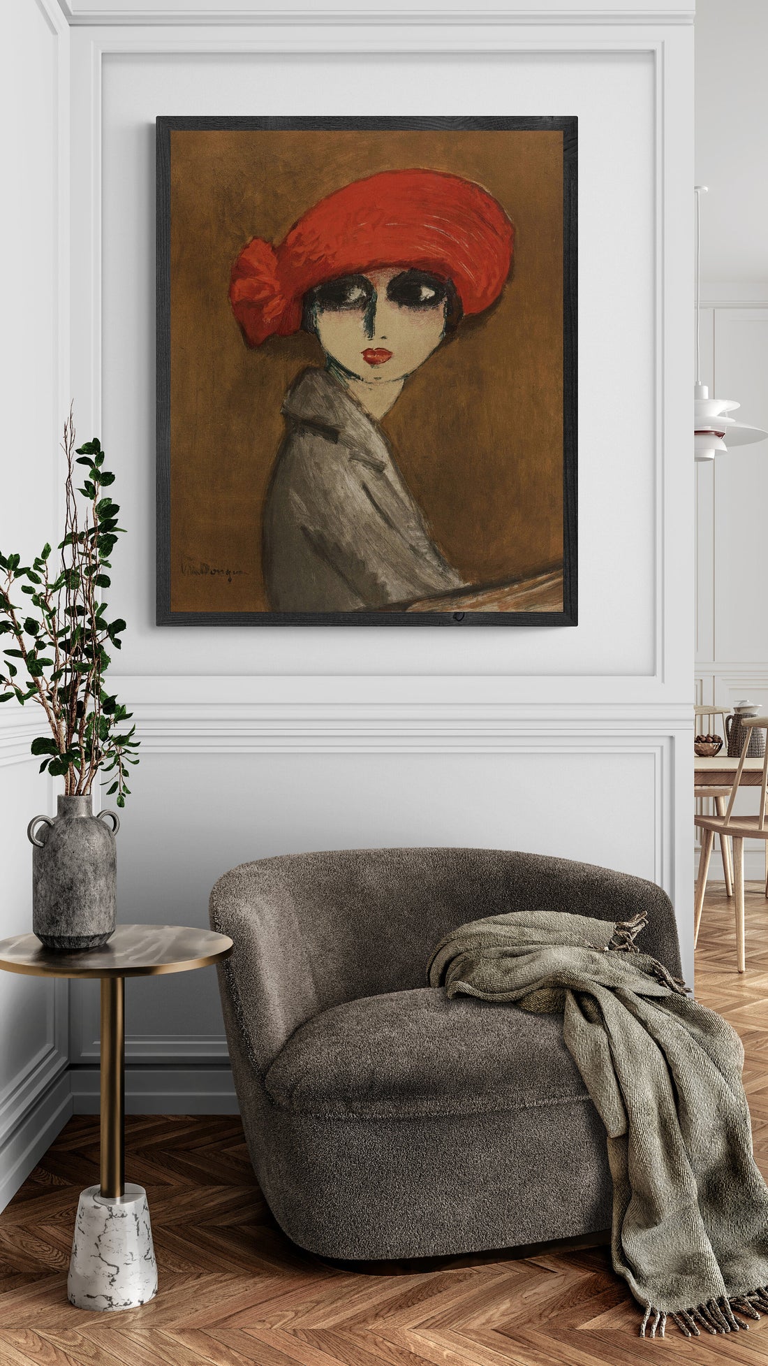 Modern Art Print,Kees Van Dongen, Le coqueloit, Gallery Wall Print, Fauvism art, Premium Giclee, 3D texture Canvas Art, Museum Print, Poster