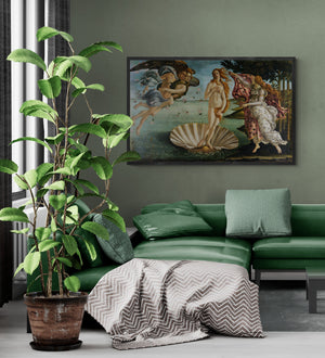 Ethereal Beauty: Premium Reproduction of ‘The Birth of Venus’ Canvas Print or 3D Hand Finished Premium Print