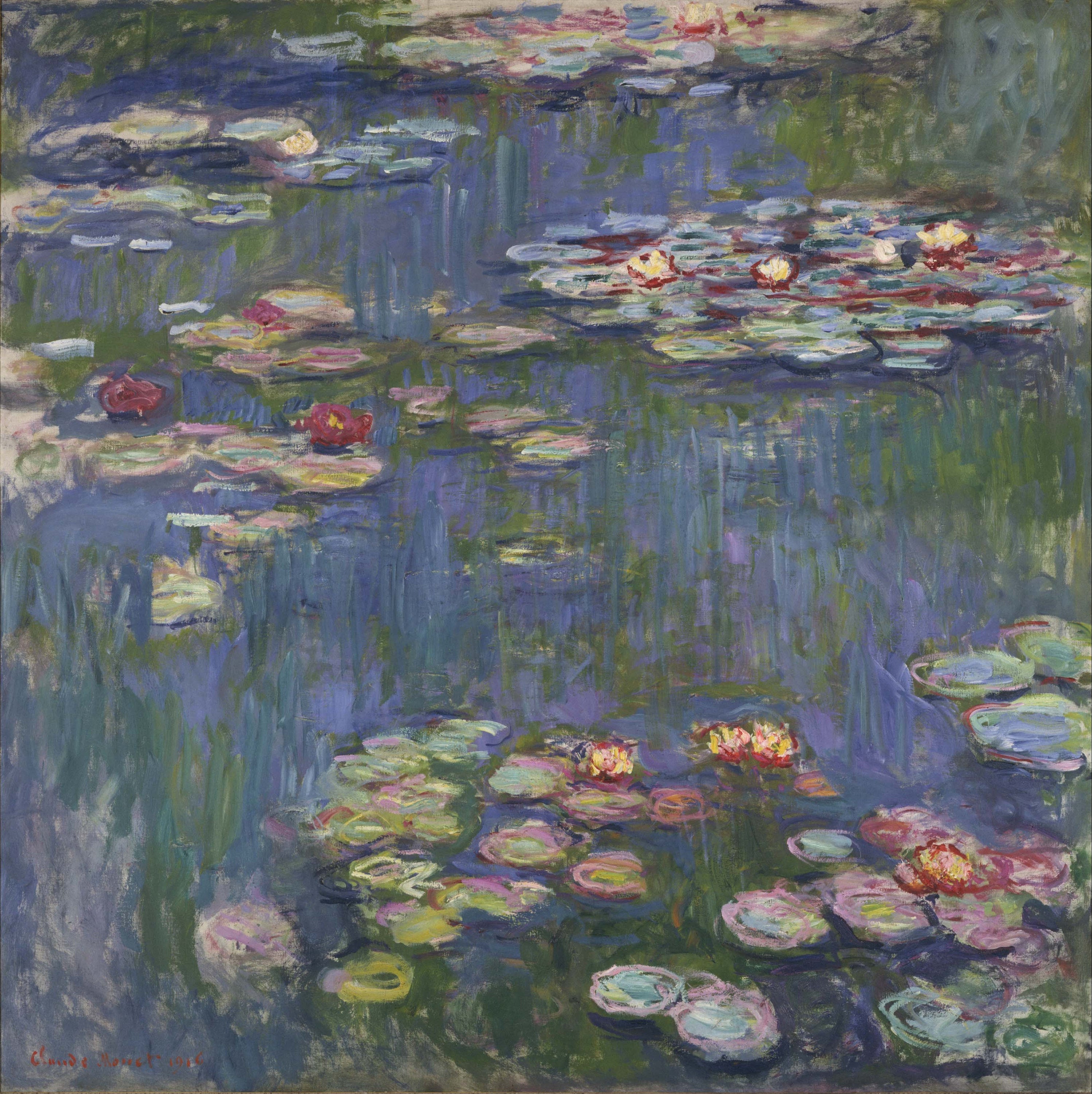 Claude Monet Water Lilies Giclee Art Print, Iconic Home Decor FOSHE ART