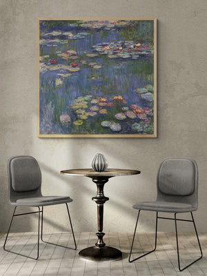 Serene Water Lilies, Claude Monet iconic Giclee Art Print, Home Decor, Poster, Canvas, Poster, Premium Art