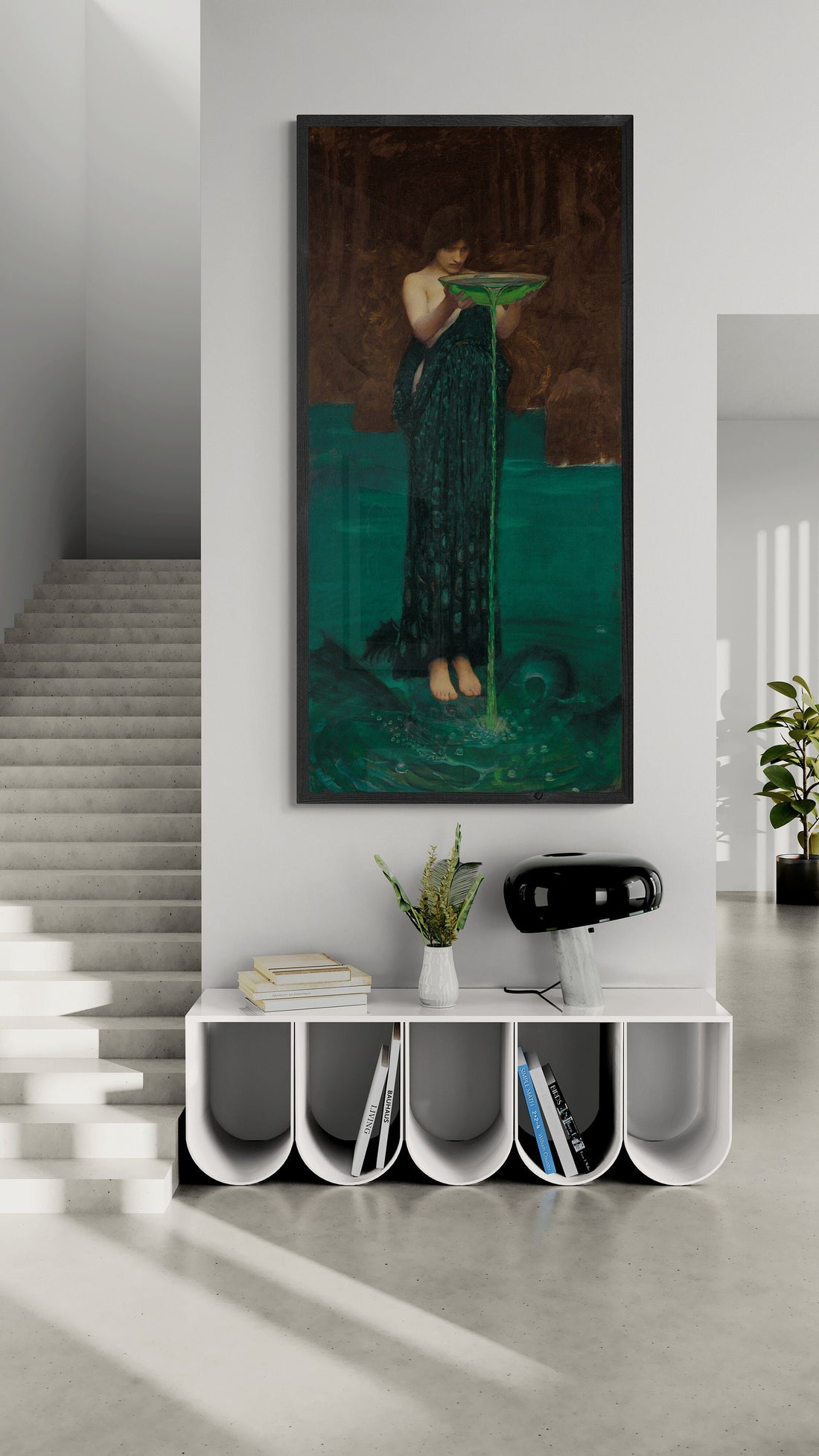 Enchanting Circe Invidiosa Art Print – Mythological Fine Art Reproduction, Giclee Paper / Canvas Prints, Poster or 3D Hand Finished Print