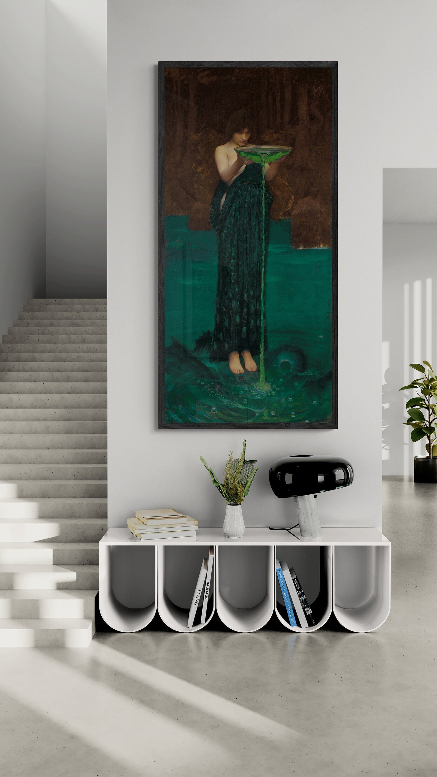 Enchanting Circe Invidiosa Art Print – Mythological Fine Art Reproduction, Giclee Paper / Canvas Prints, Poster or 3D Hand Finished Print