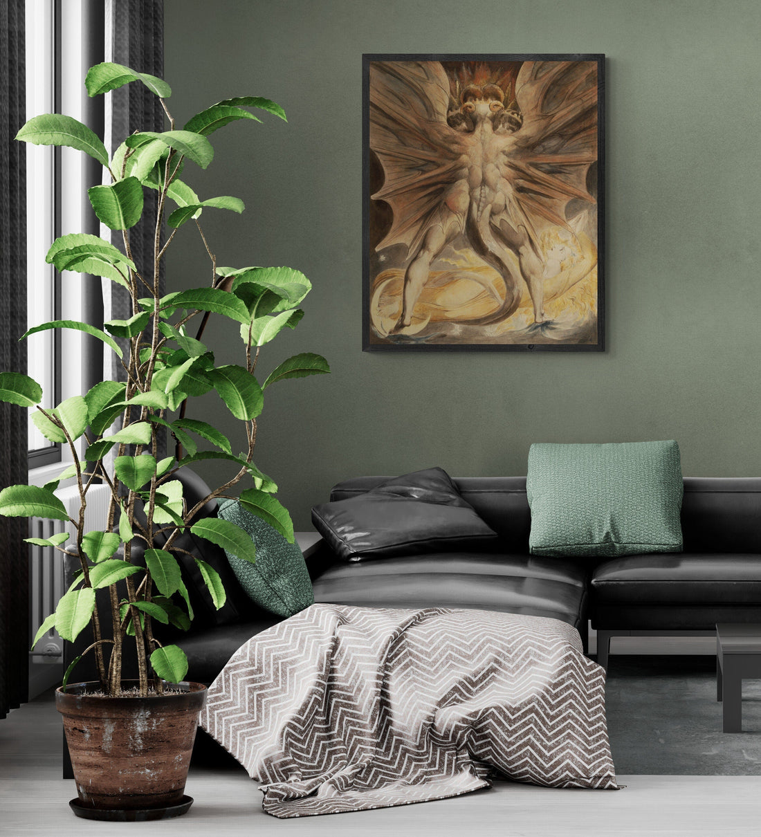 The Cosmic Battle: The Great Red Dragon and the Woman Clothed with the Sun Heavyweight paper/ art canvas, 3D printed with texture and brush FOSHE ART