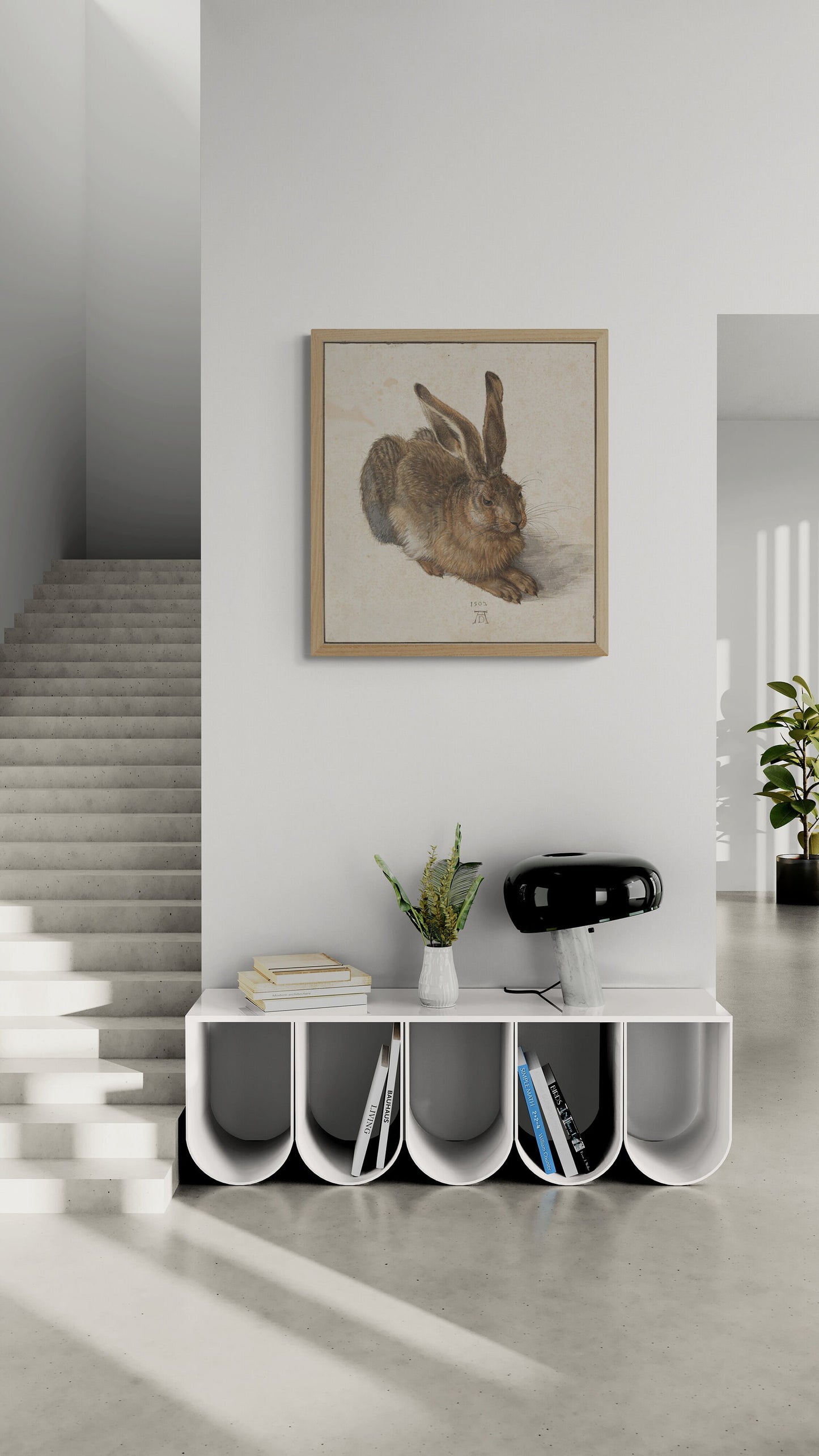 Young Hare by Albrecht Dürer, Museum-Quality Art Print on Canvas and Paper, optional: 3D texture Canvas Art, Museum Print, Poster